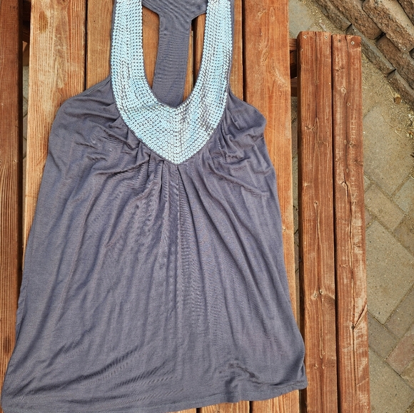 C. Oliver Small Silver and Grey Tank Top - Picture 6 of 6